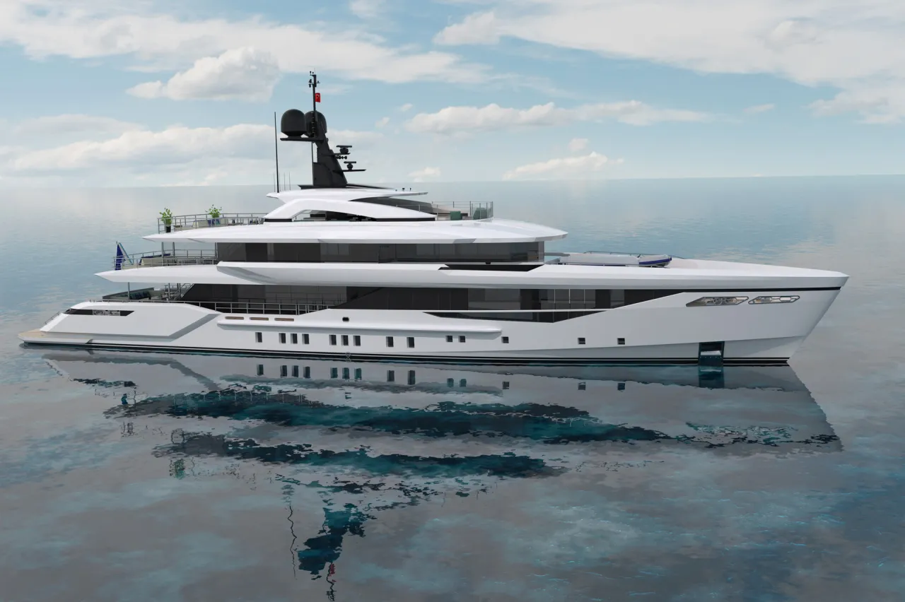 BILGIN 170-V (The highly successful Bilgin 170-V takes a monumental leap forward, now offering advanced hybrid-electric propulsion for a new generation of owners. This 52-meter marvel continues to pair the sleek exterior lines of Unique Yacht Design with the sophisticated interiors of Hot Lab, while setting a new benchmark for sustainable performance and quiet cruising. It's where groundbreaking design meets groundbreaking technology.
)